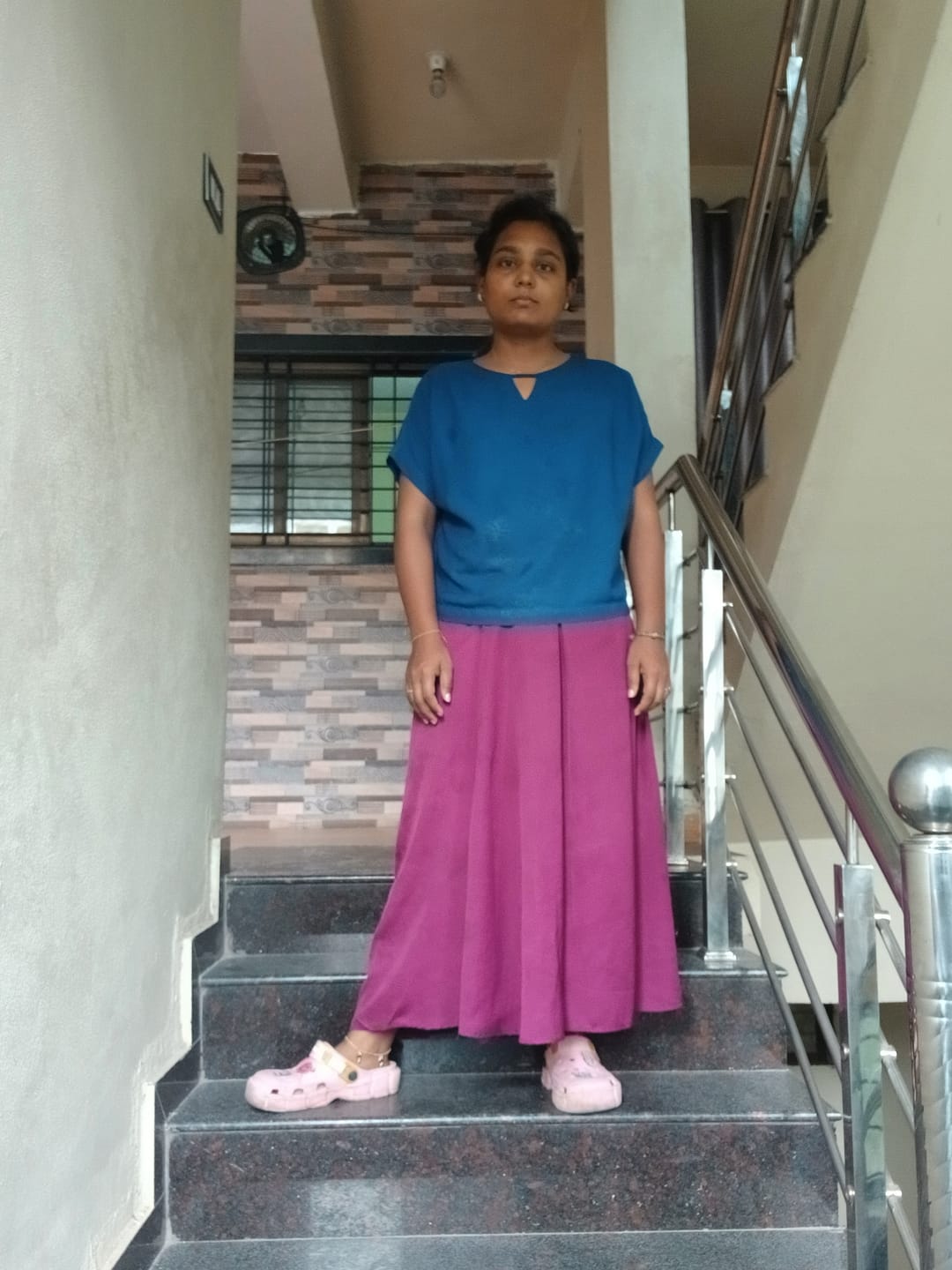 Customer photo review of LYCHEE MINI KAFTAN  CO-ORD SET