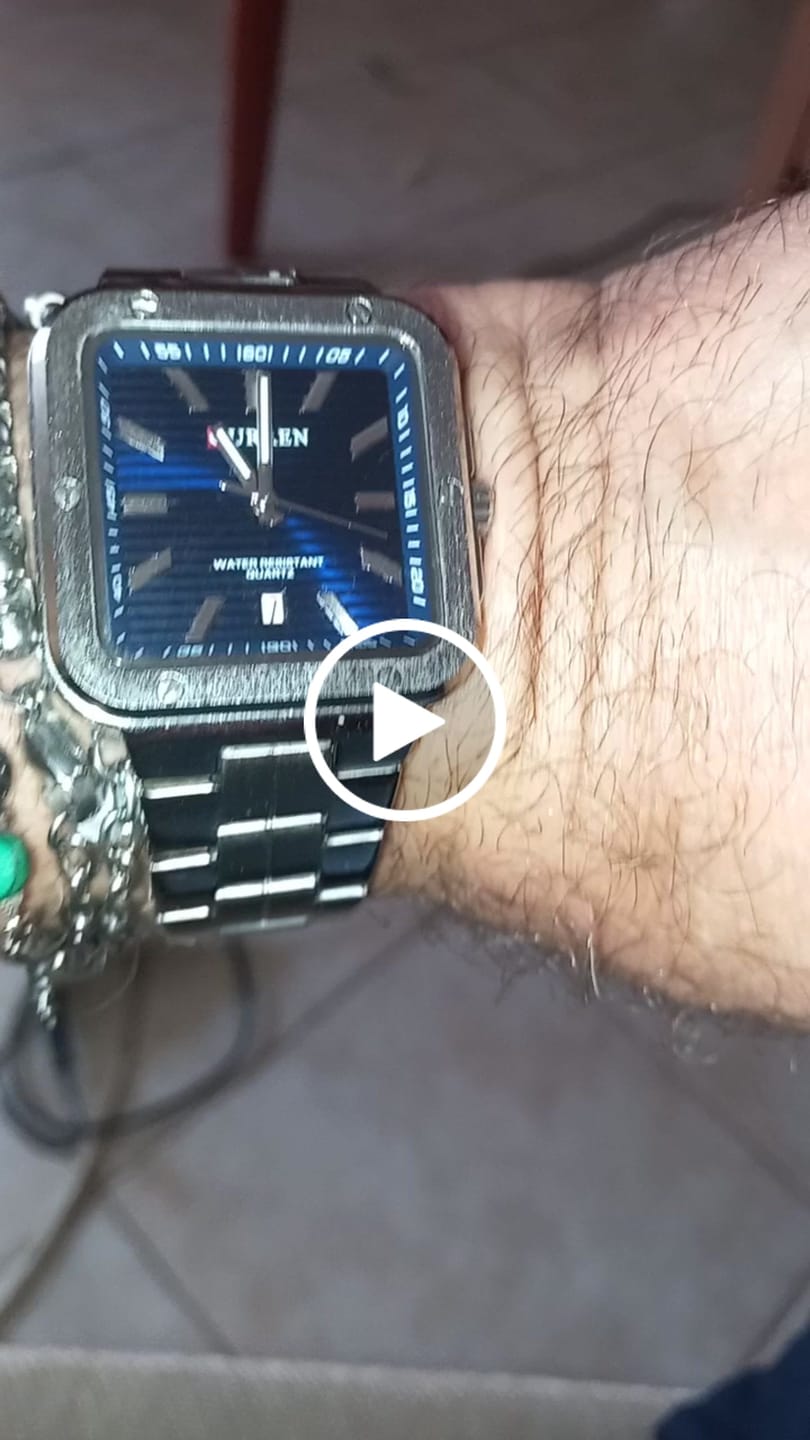 Customer video review of Curren Parigi® orologio uomo acciaio