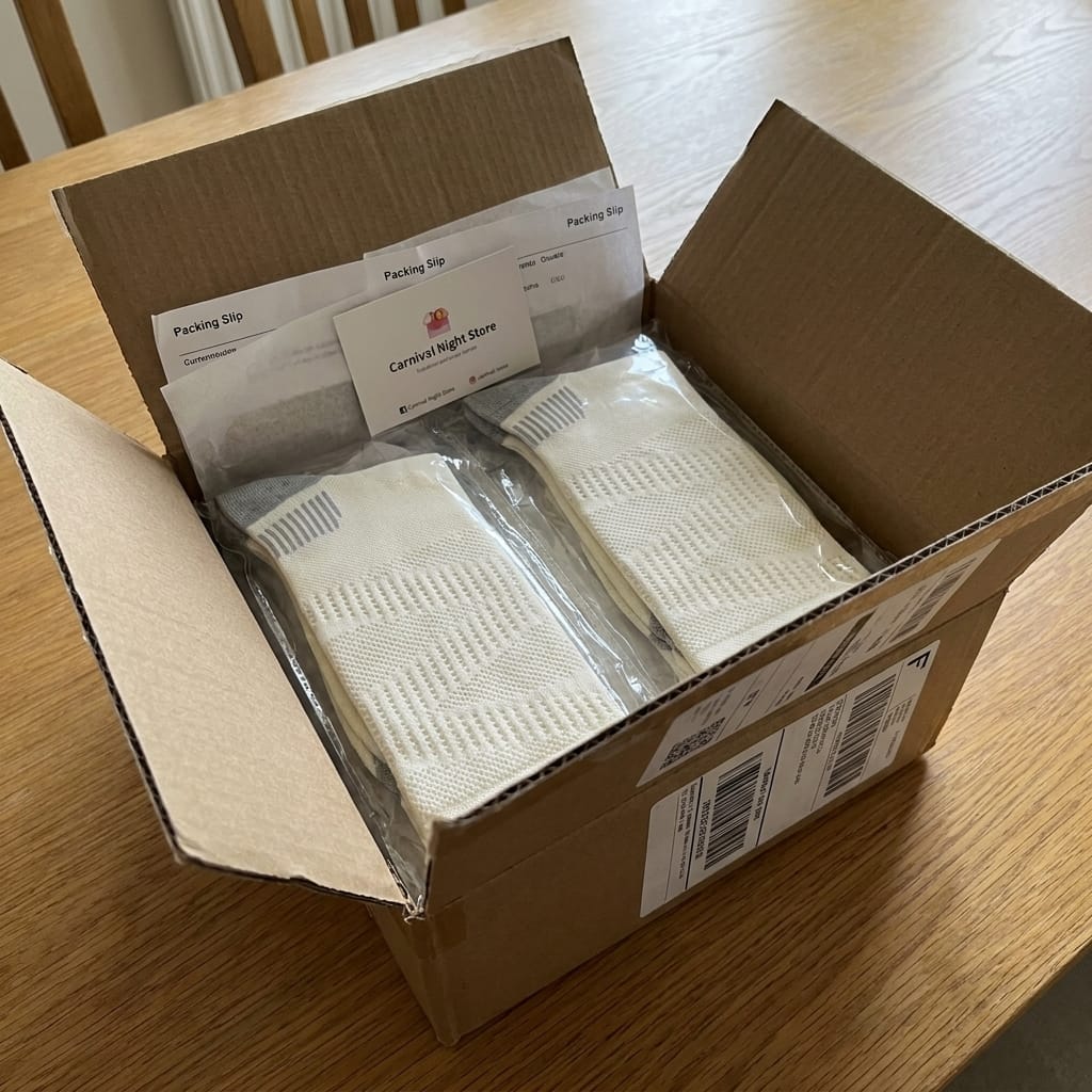 Customer photo review of The 12-Hour Sock