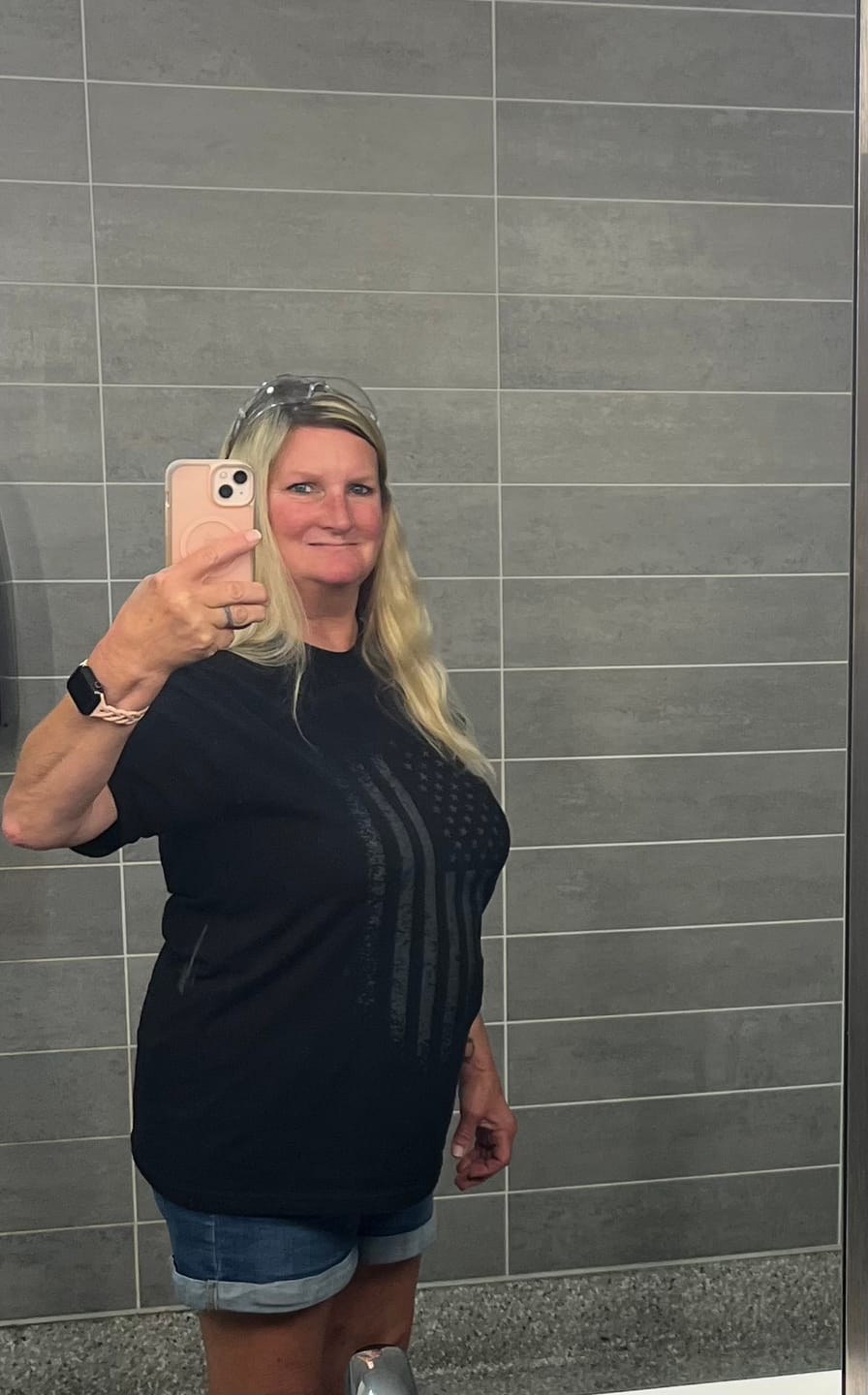 Customer photo review of Distressed Flag