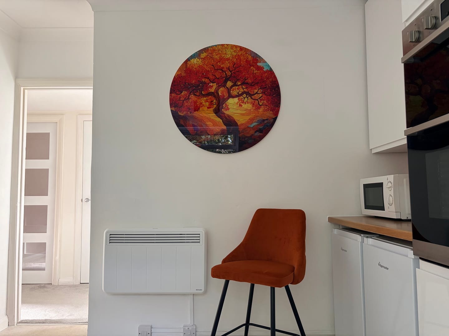 Customer photo review of Autumn Tree Of Life - Tempered Glass Wall Art