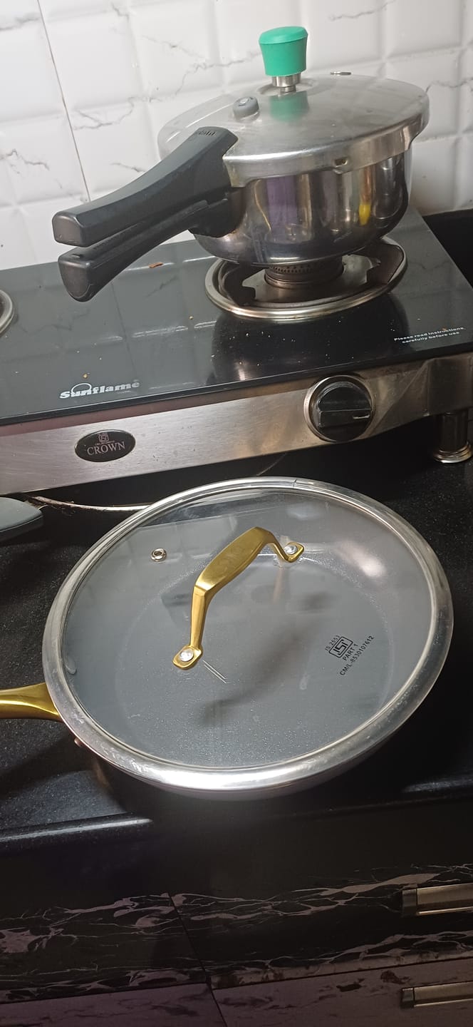 Customer photo review of Ceramic Frying Pan  (24cm)