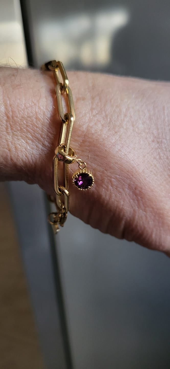Customer photo review of Click Charm Cristal do Mês