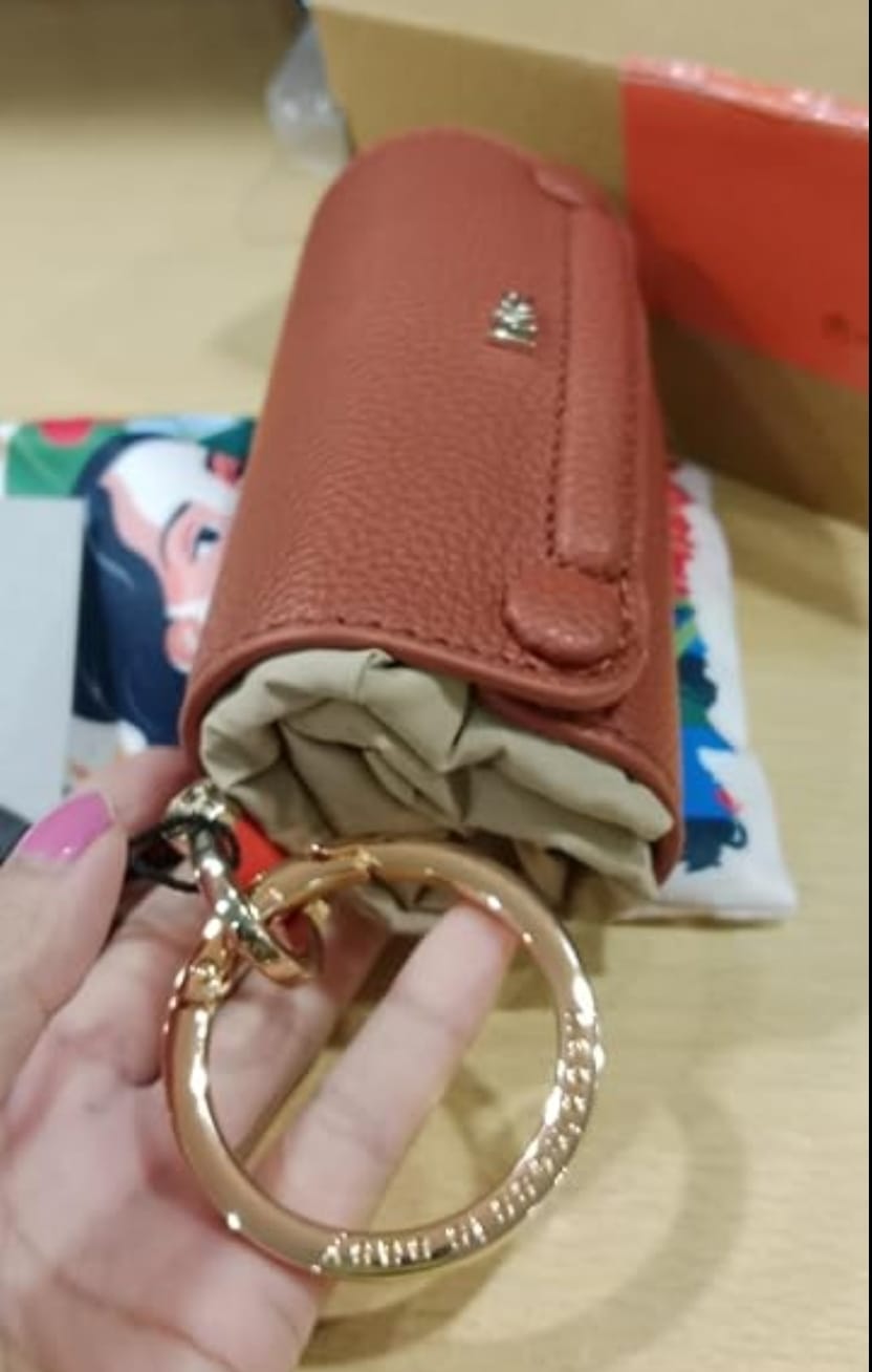 Customer photo review of Zeal4deals™ - Keychain Foldable Tote Bag