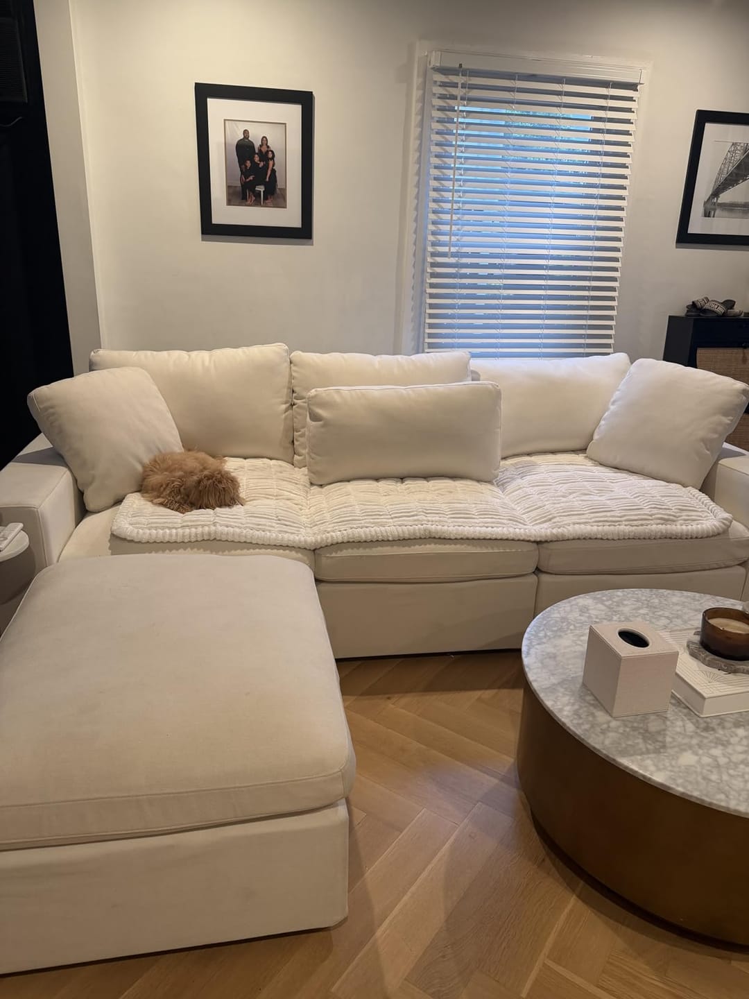 Customer photo review of Koselig Sofatrekk