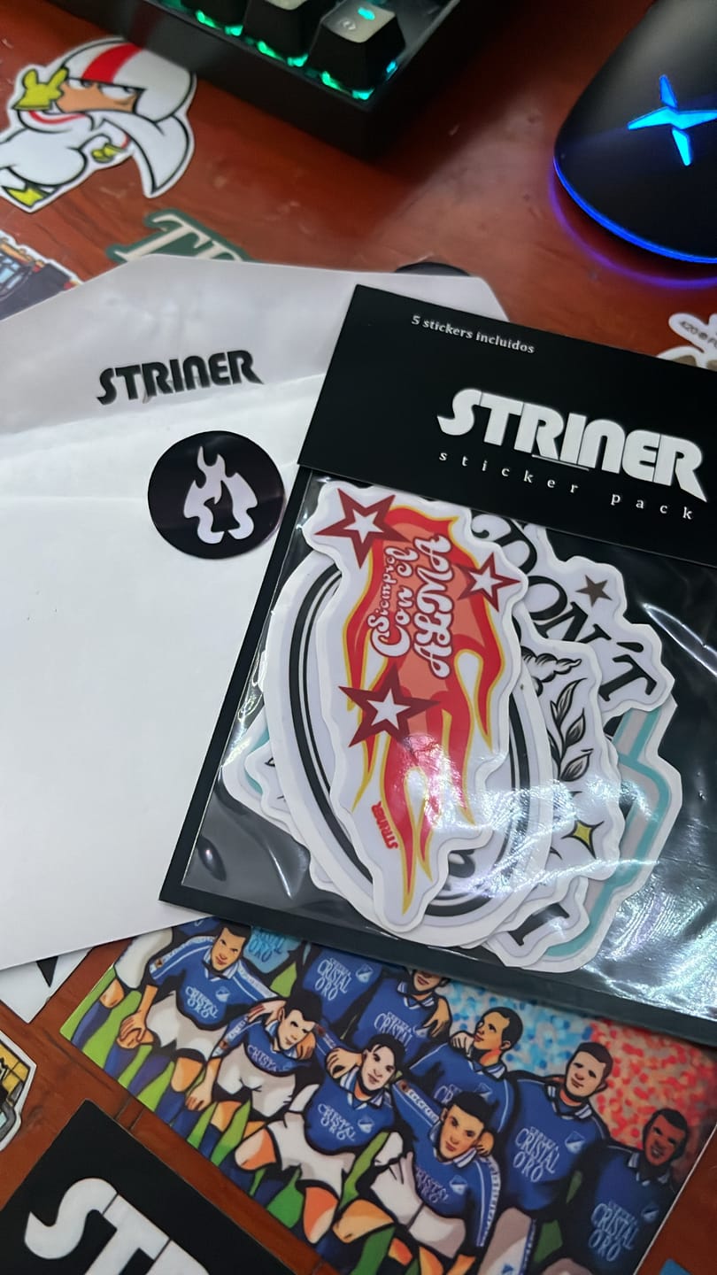 Customer photo review of Black sticker pack