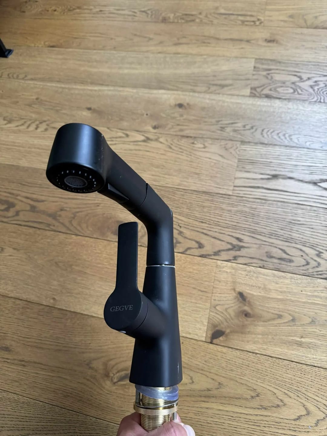 Customer photo review of Torneira Banheiro Monocomando Mangueira Extensível Pull-Out Sapphire