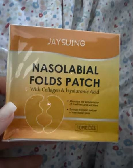 Customer photo review of Patch Nasolabiali – 10 Patch con Collagene e Acido Ialuronico