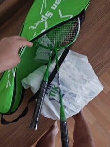 Customer photo review of Badminton Seti