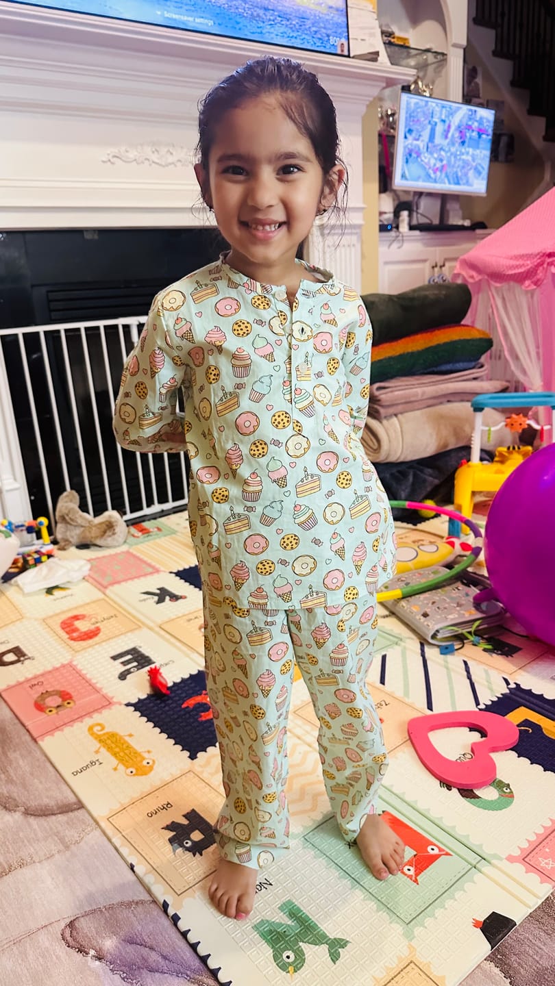 Customer photo review of Sweet Treats Night Suit