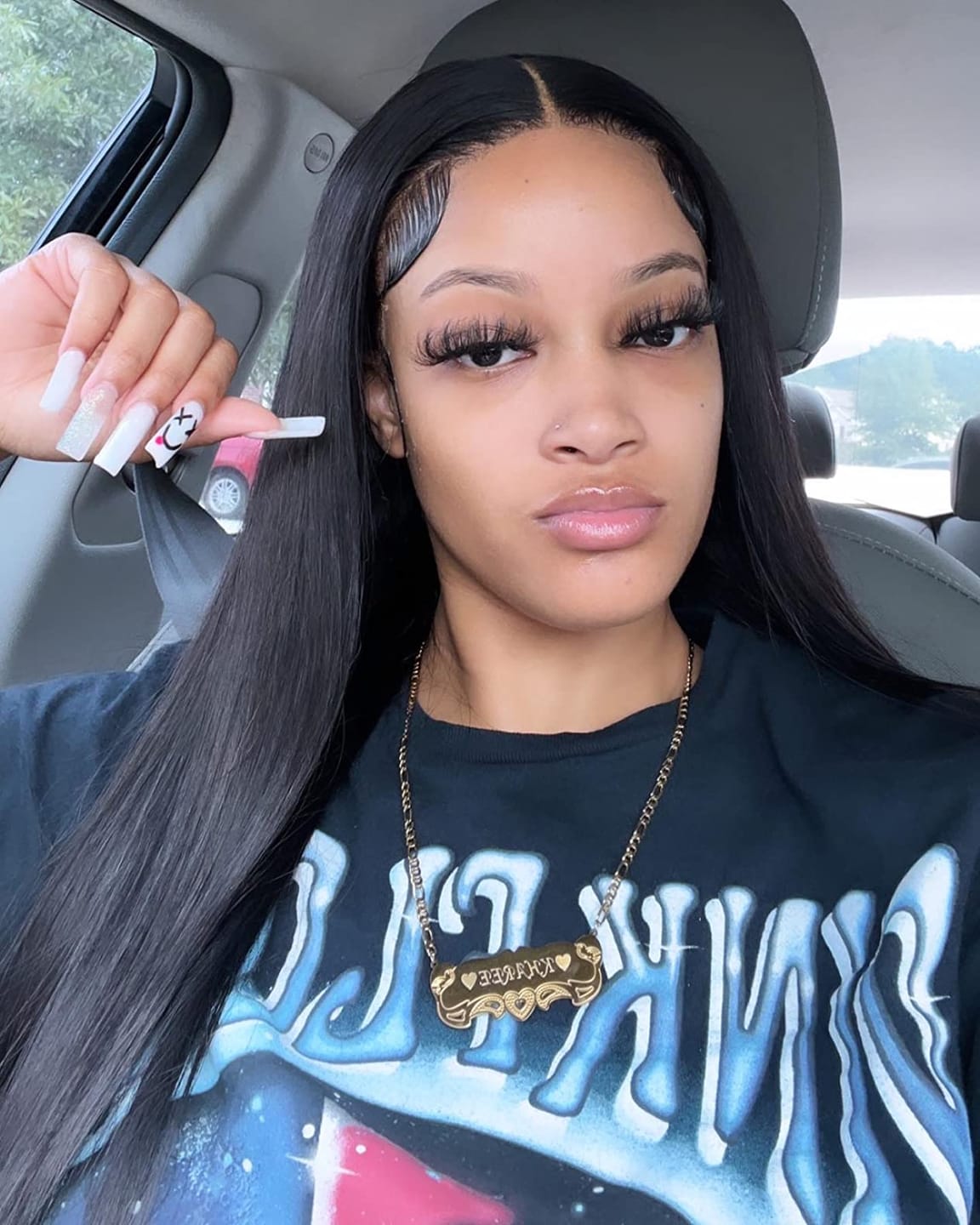 Customer photo review of Wavymy Pre-Cut 13x6 Max Lace Frontal Wig Drawstring Wear & Go Wigs Dome Cap Glueless Wigs 180% Density