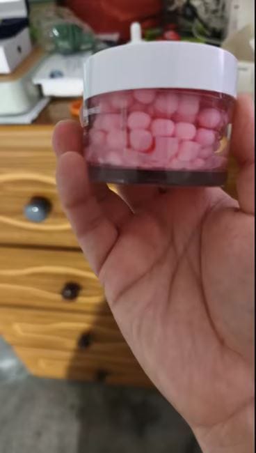 Customer photo review of Crema Capsule PDRN al Collagene – Idratante e Rimpolpante