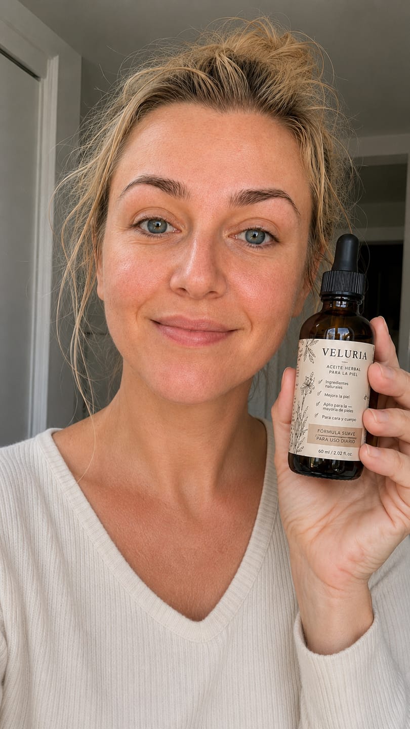 Customer photo review of Natürliches Öl gegen unerwünschte Gesichtshaare