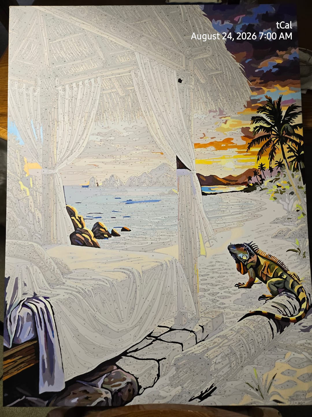 Customer photo review of Design Your Own Paint by Number with AI