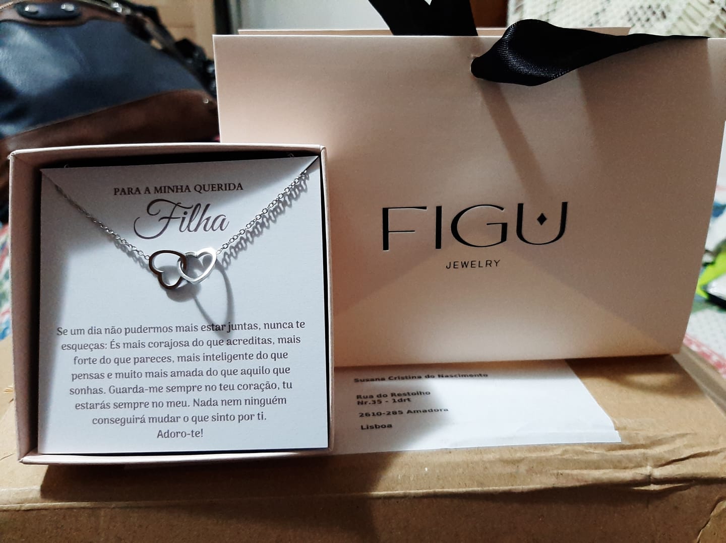 Customer photo review of Caixa De Embrulho Para Oferta