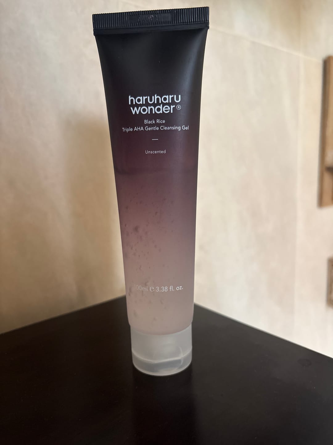 Customer photo review of Maigs pīlinga-gels ar melno rīsu ekstraktu Haruharu WONDER Black Rice Triple AHA Gentle Cleansing Gel