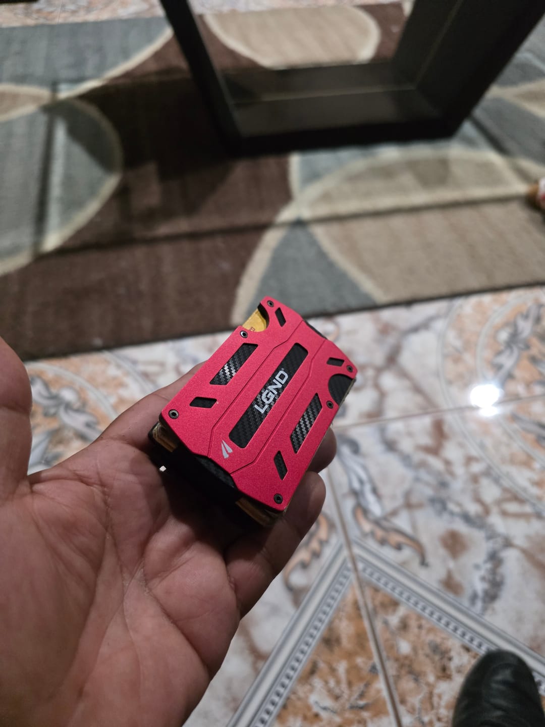 Customer photo review of Tactical Wallet — Aircraft-Grade Aluminum