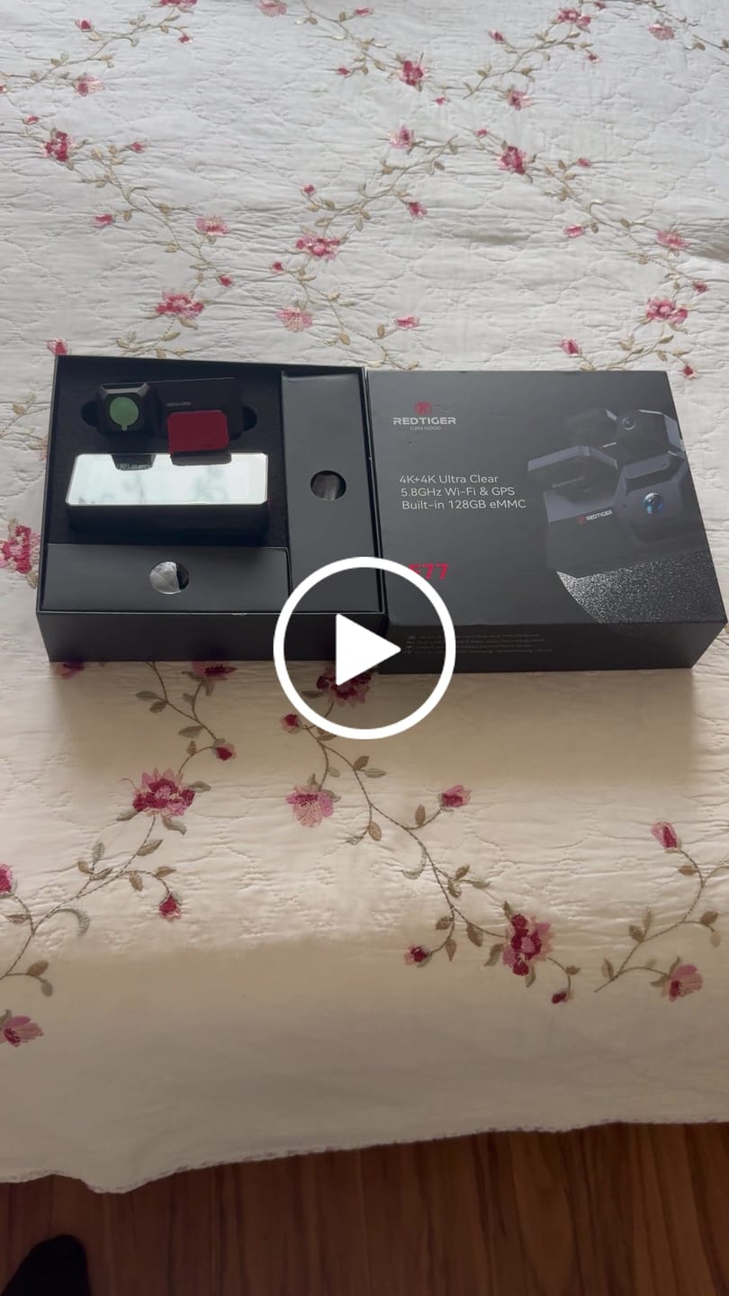 Customer video review of F77 STARVIS 2 4K+4K Dual IMX678 Wi‑Fi Dash Cam