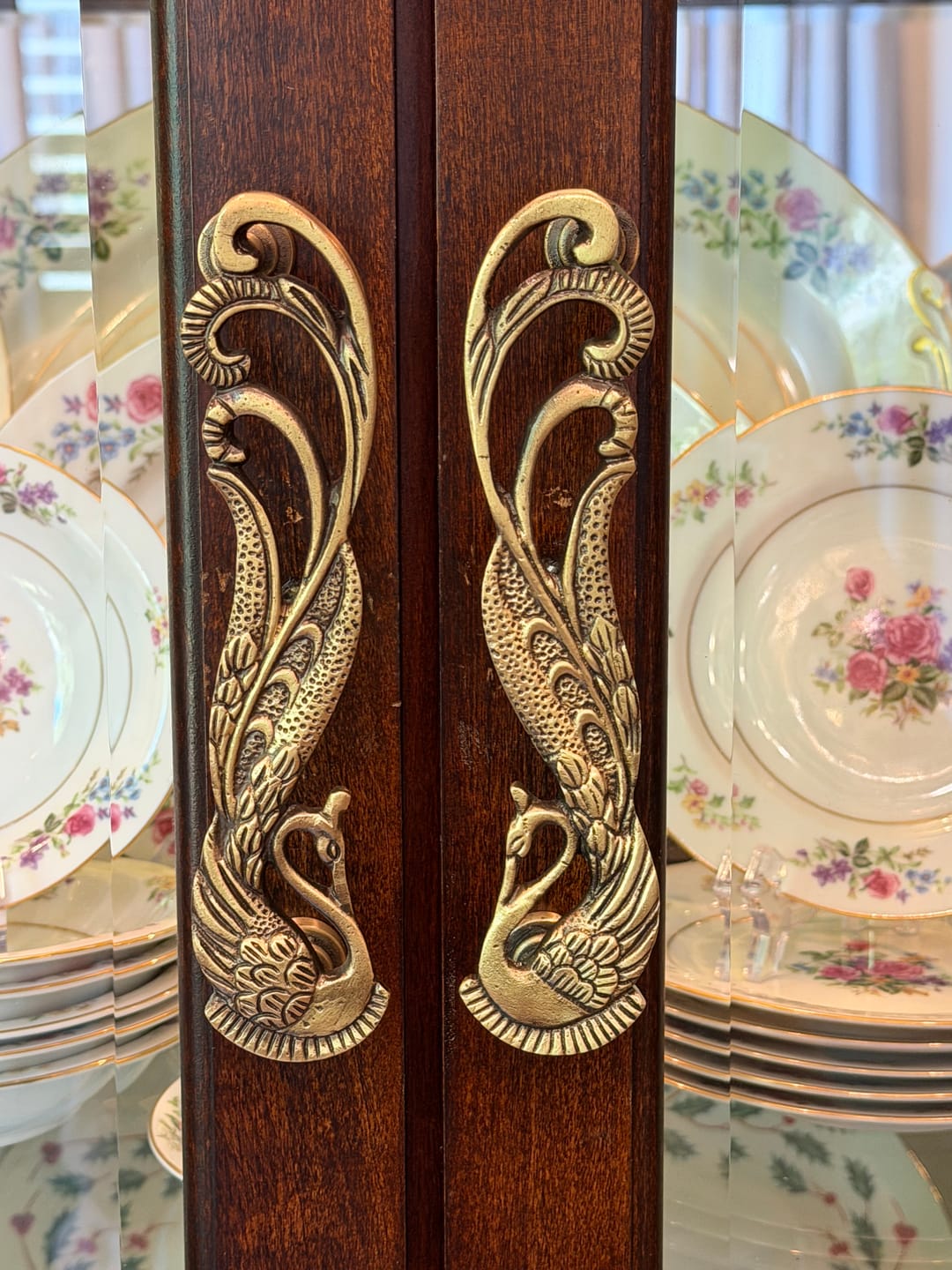 Customer photo review of Peacock Brass Door Handle – Handcrafted Antique Solid Brass Pull Handle