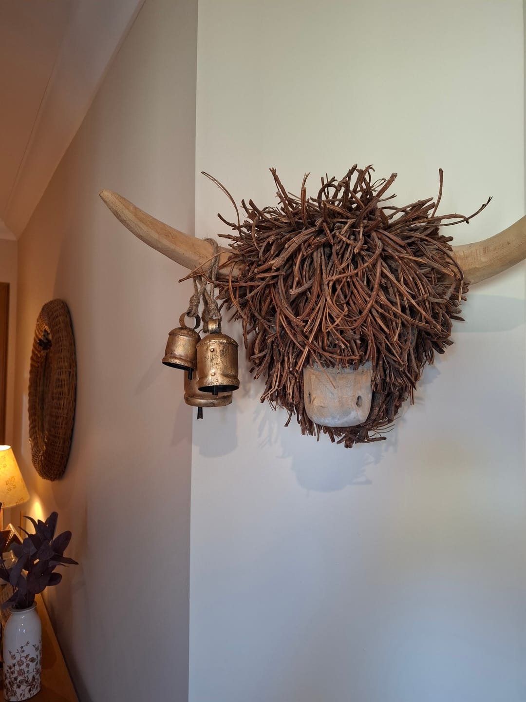 Customer photo review of Rustic Brass Cow Bells - Set of 3