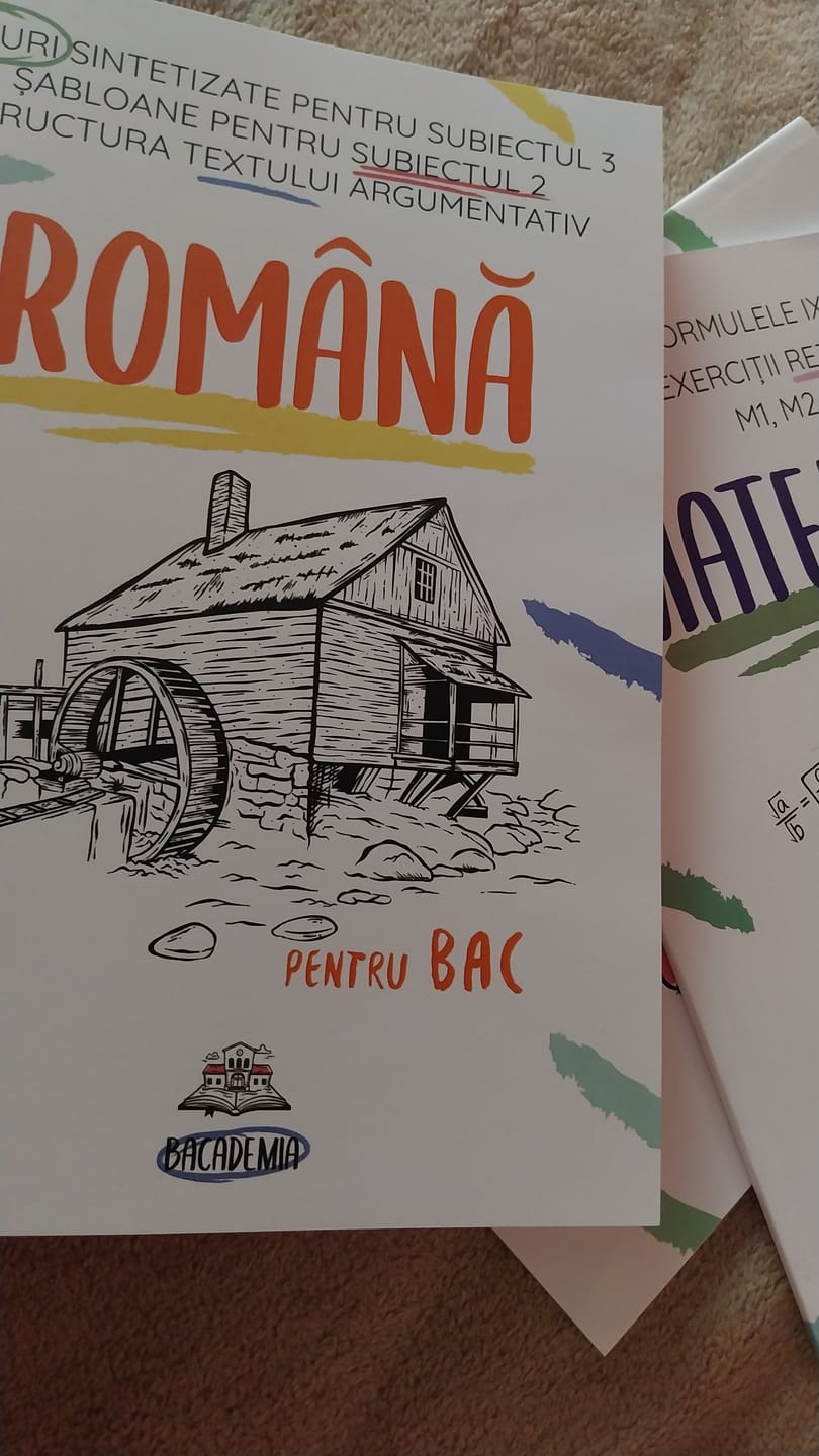 Customer photo review of Pachet Bacalaureat (Română + Matematică + Fizică) Bacademia