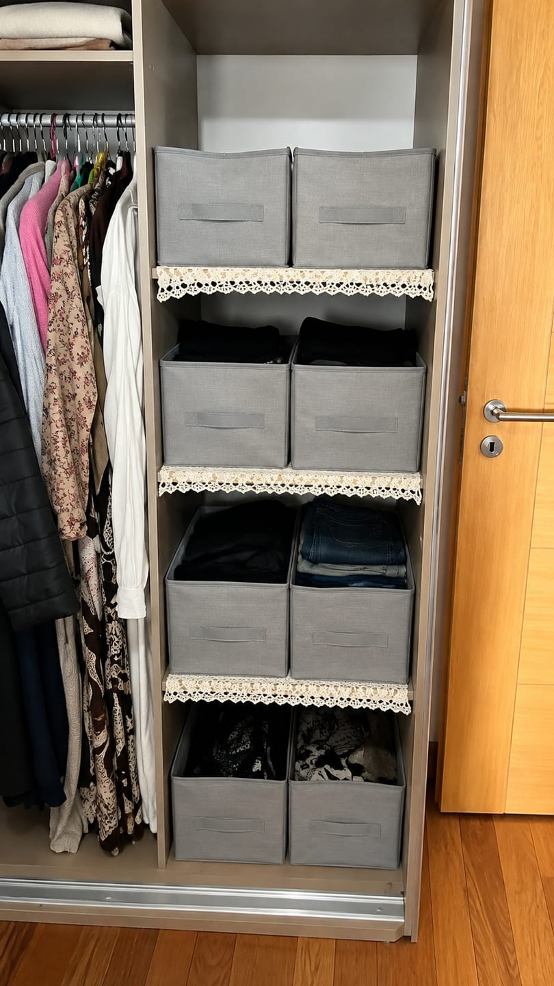 Customer photo review of Ferahome Dolap Düzenleyici 45x25x20