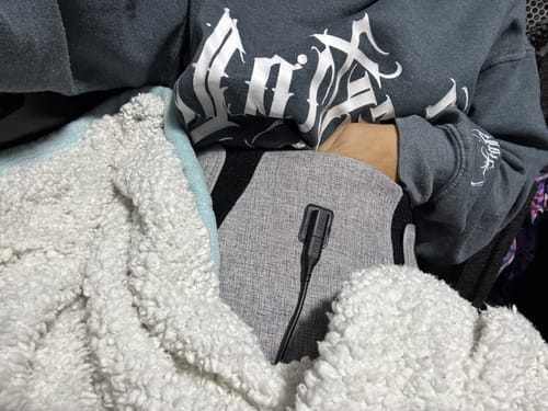 Customer photo review of Period Relief Heat & Massage Wrap