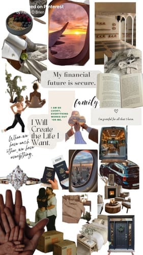 Customer photo review of Vision Board & Goal Setting Masterclass