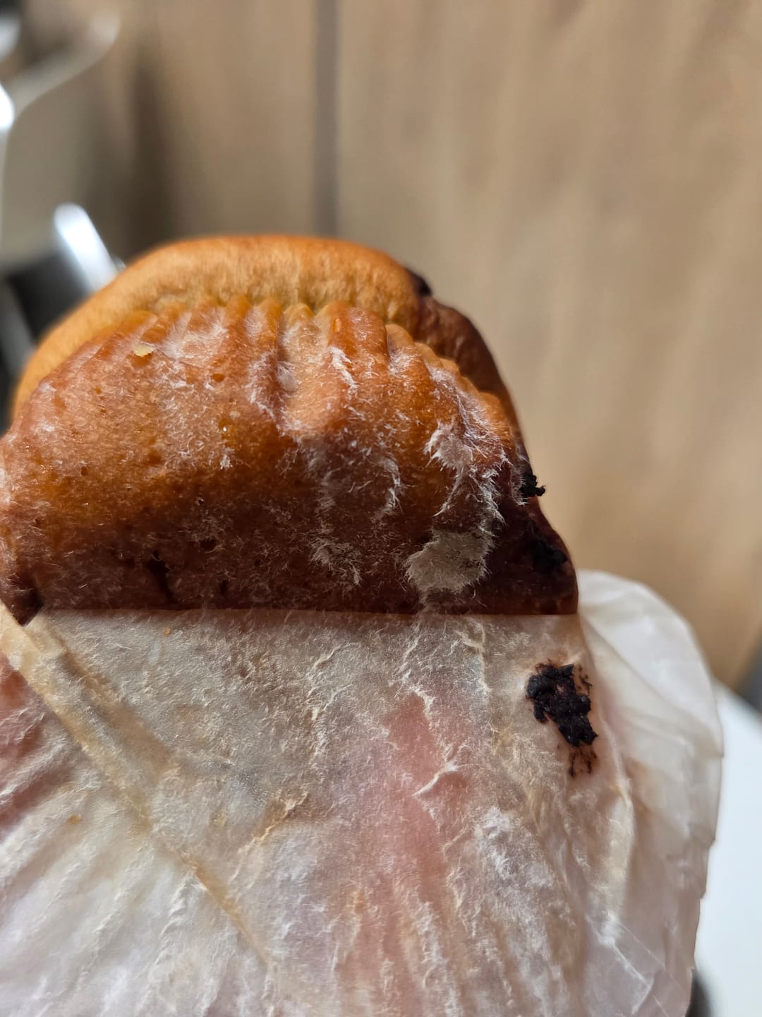 Customer photo review of 15 Muffin proteici con gocce di cioccolato