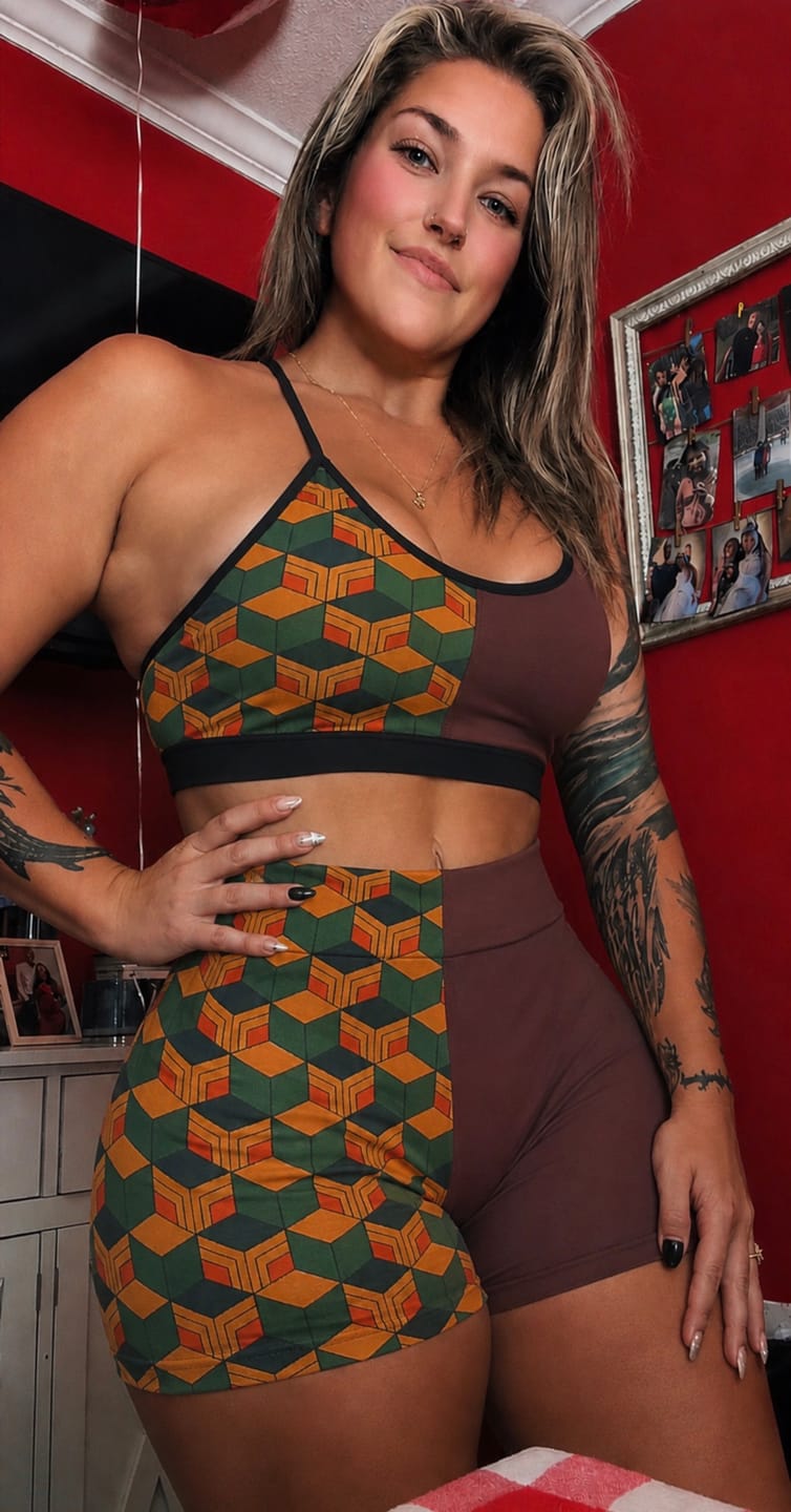 Customer photo review of Ablaze Seamless Shorts