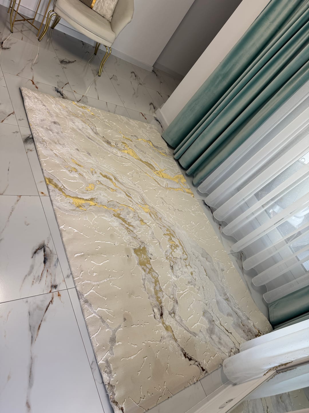 Customer photo review of Covor Asia Luxor 251 Crem Galben Gold Living, Modern ,Premium