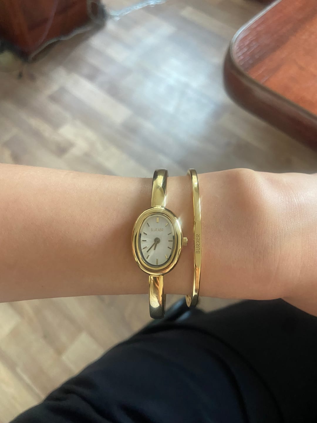 Customer photo review of Diana Petite Gold White