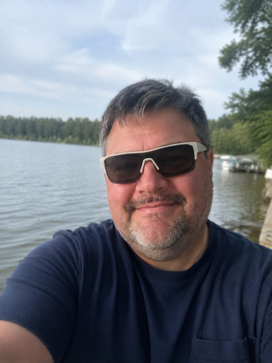 Customer photo review of Men's Polarized Fit-Over Sunglasses