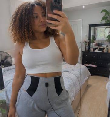Customer photo review of Period Relief Heat & Massage Wrap