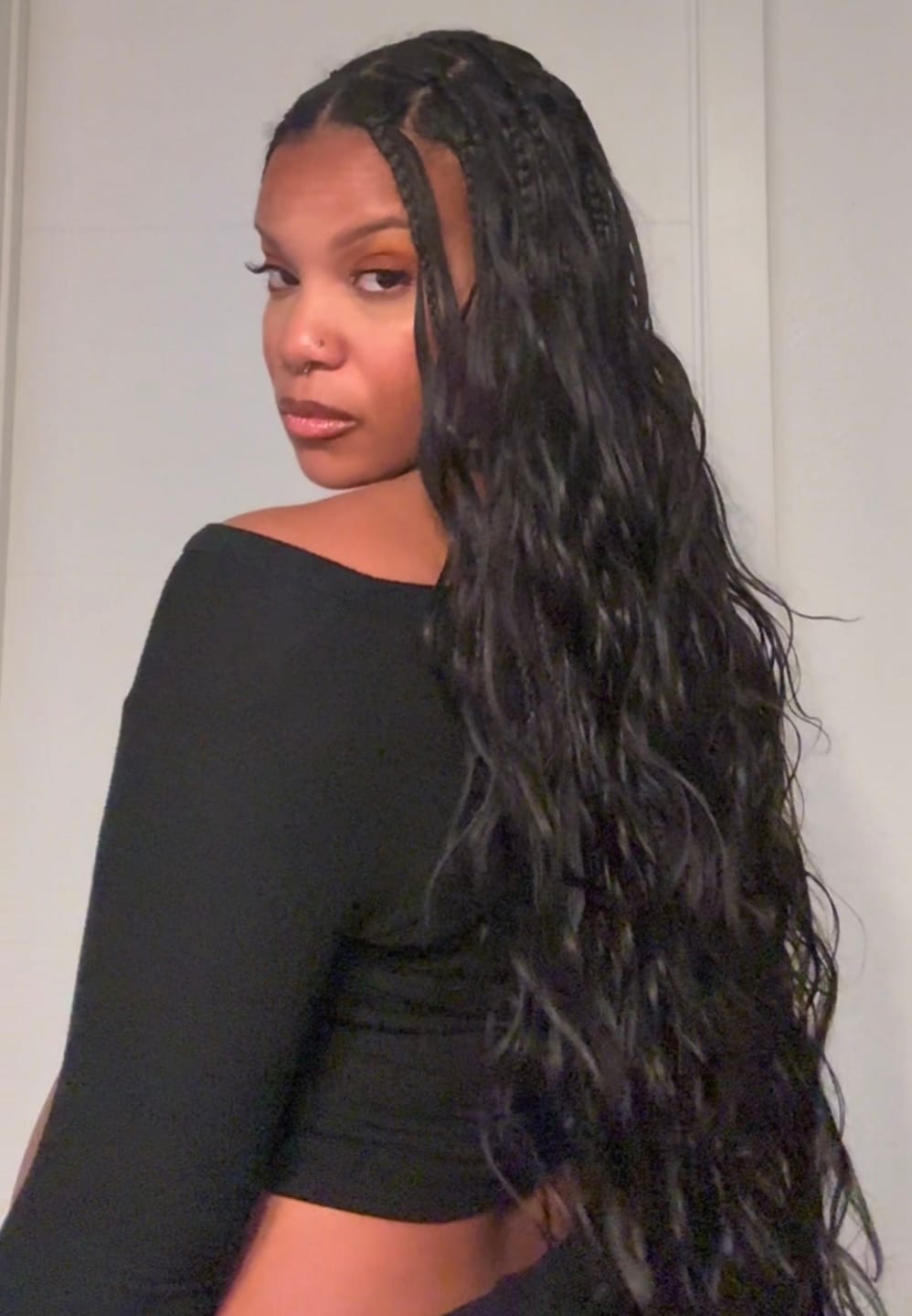 Customer photo review of Miracle Knots Crochet Hair Body Wave