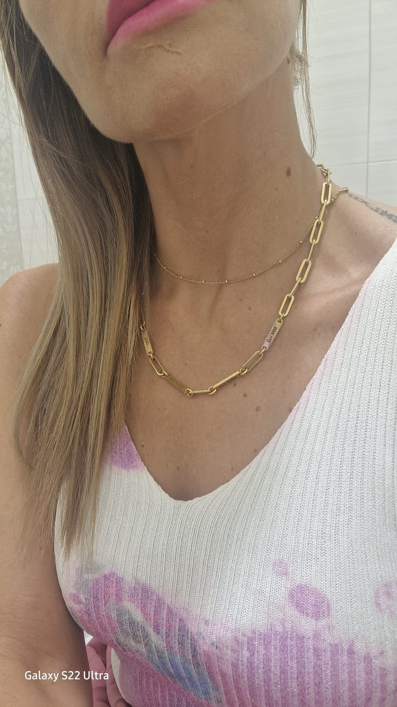 Customer photo review of Colar Matilde