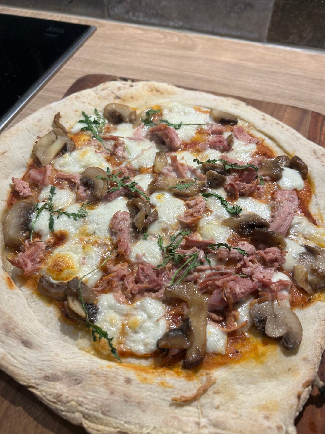 Customer photo review of Sourdough Pizza Bases