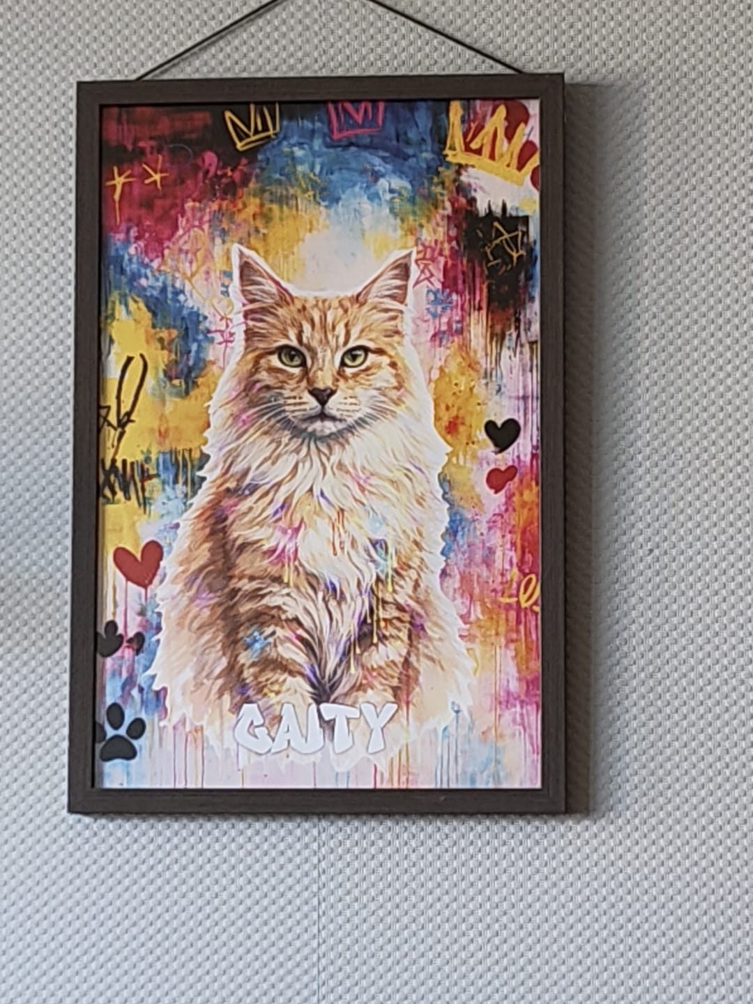Customer photo review of Graffiti - Gepersonaliseerde Poster