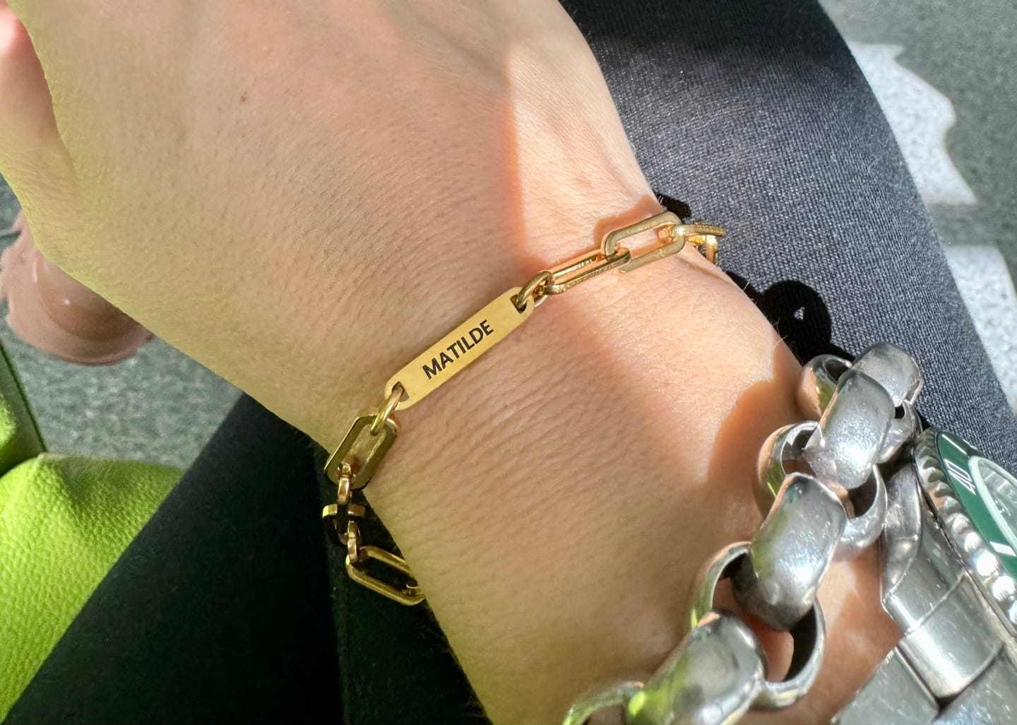 Customer photo review of Pulseira Matilde
