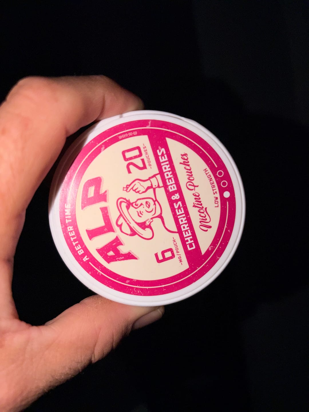 Customer photo review of Frostbite Nicotine Pouches