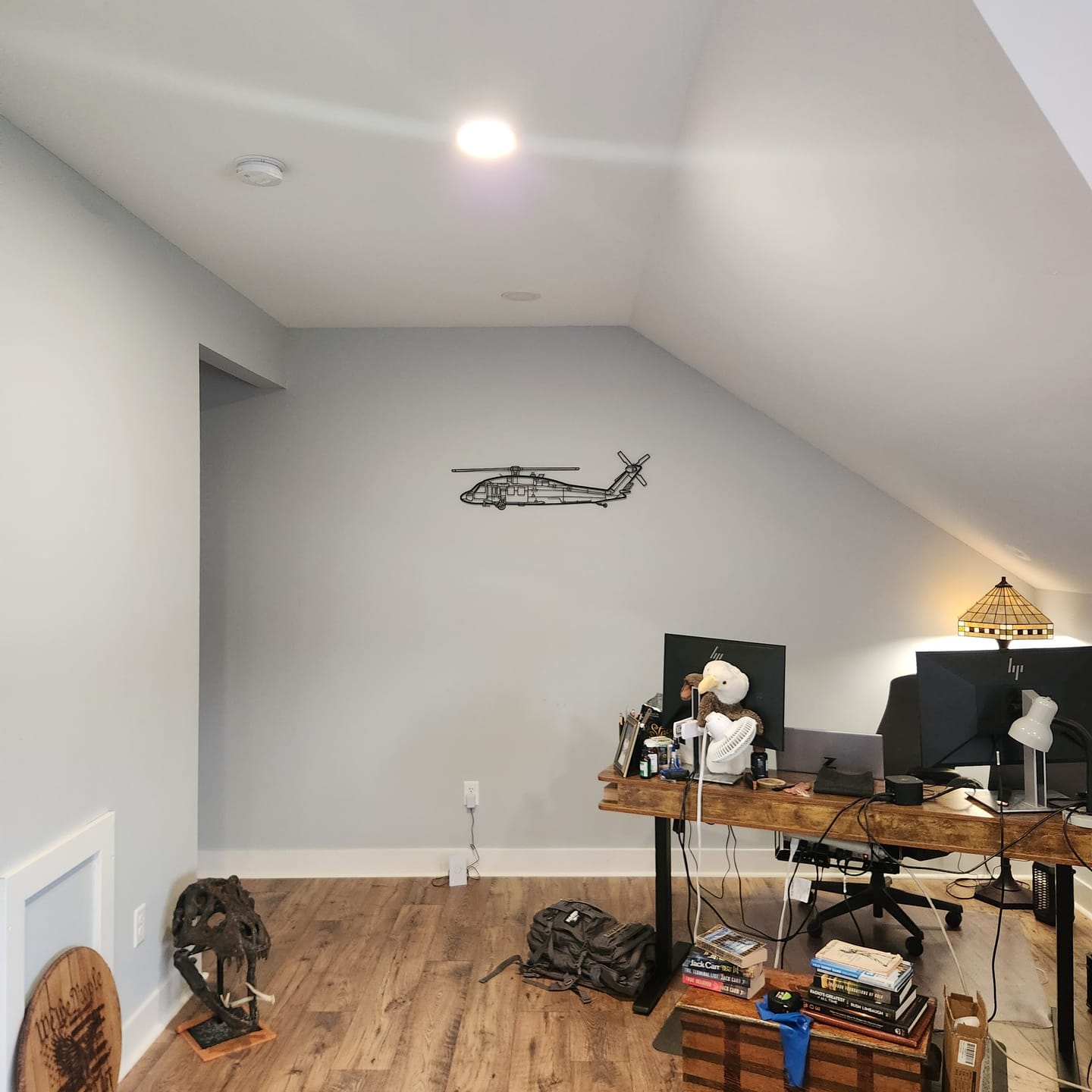 Customer photo review of UH-60 Black Hawk Silhouette Metal Wall Art
