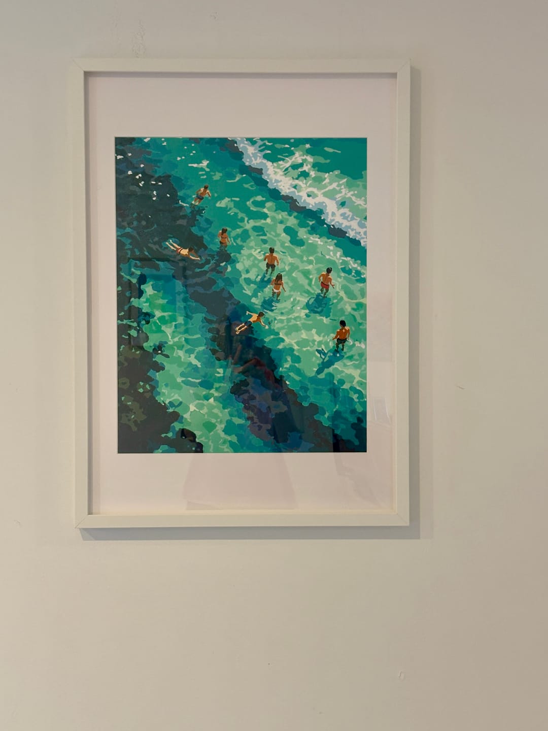 Customer photo review of Clear Waters | Paint by Number