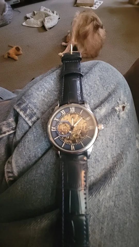 Customer photo review of Reloj Amox Skeleton Automático