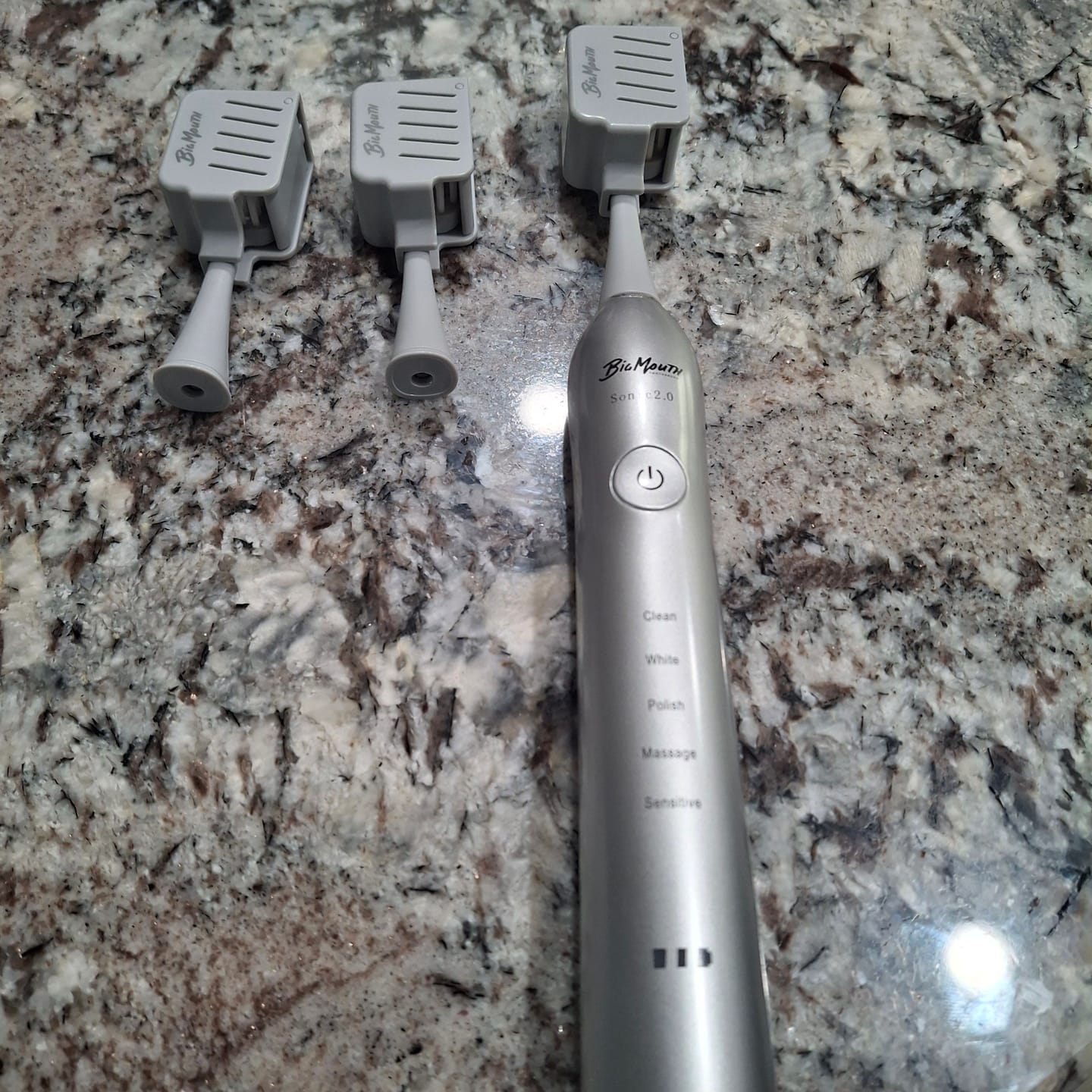 Customer photo review of Black & Platinum Brush Refills