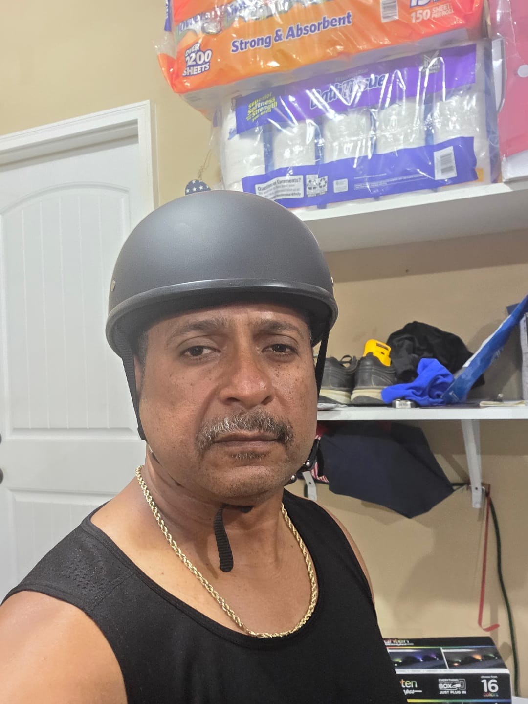 Customer photo review of Smallest & Lightest DOT Beanie Helmet - Matte Black