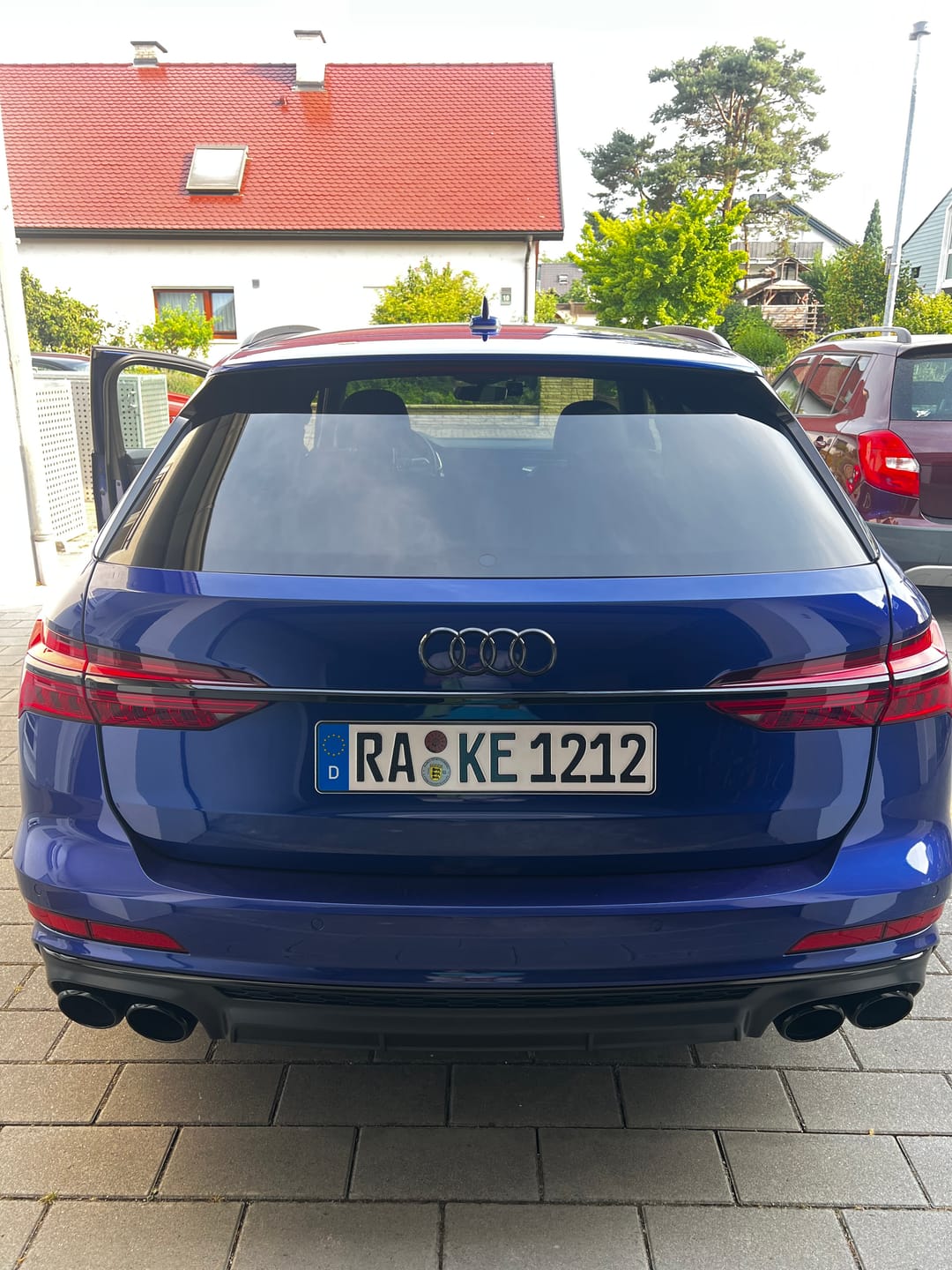 Customer photo review of Heckwischer Echtglas Stopfen | Audi