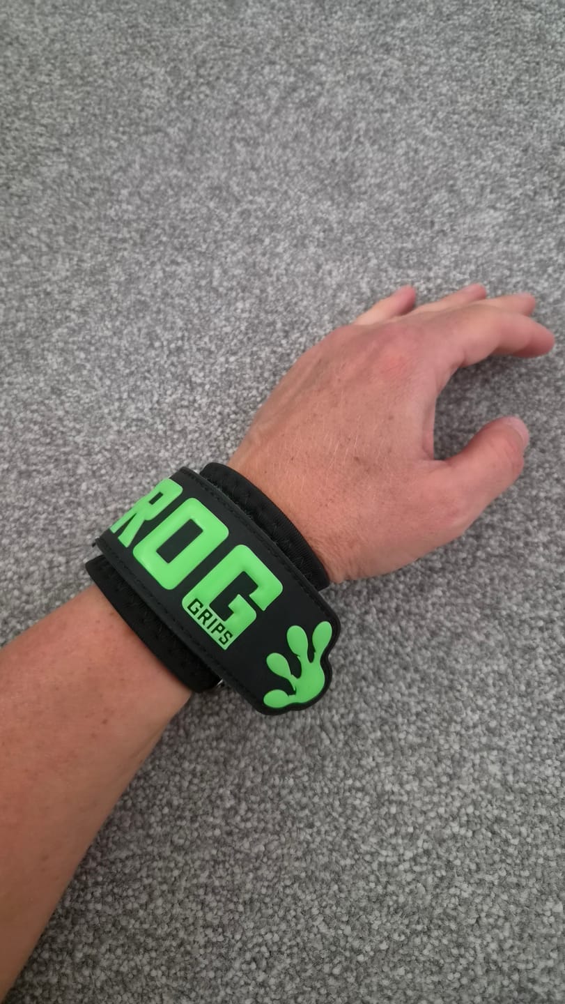 Customer photo review of Frog Elite Wrist Supports