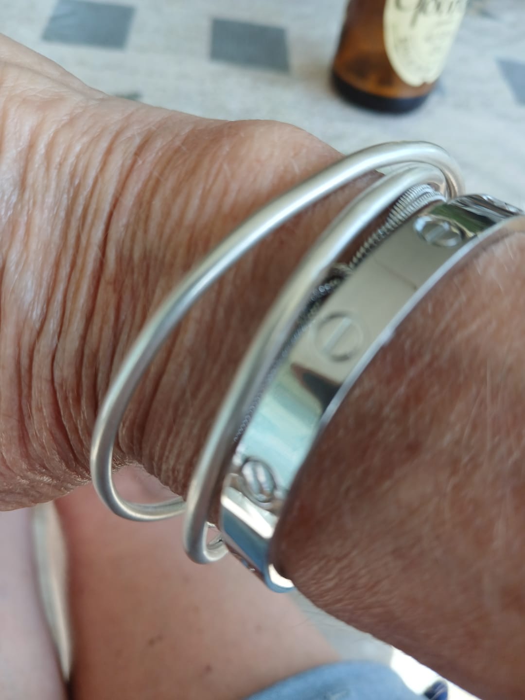 Customer photo review of Love Cuff Bracelet