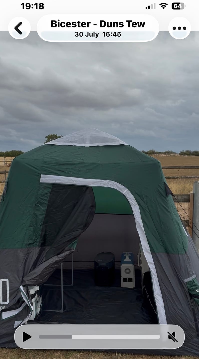 Customer photo review of 2-Step Cabin Tent