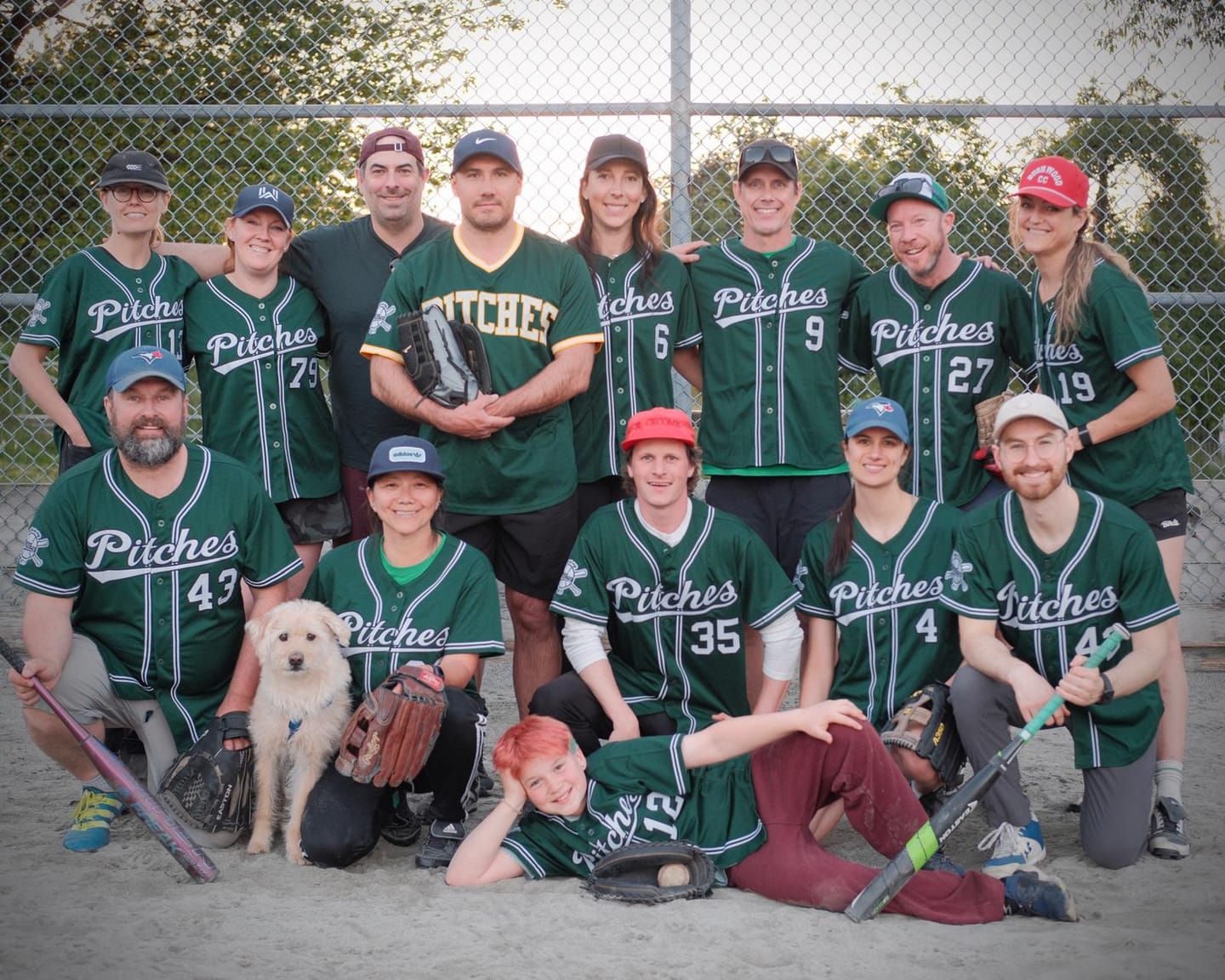 Customer photo review of Custom Green White-Black Classic Style Authentic Baseball Jersey